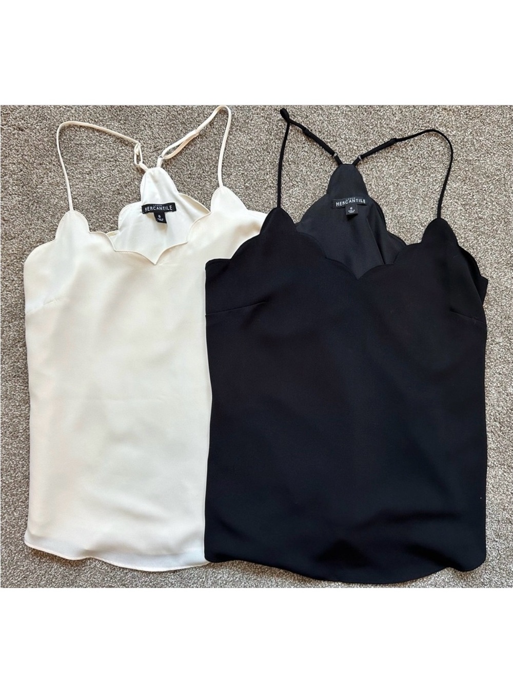 J.Crew Scalloped Edge Camisoles